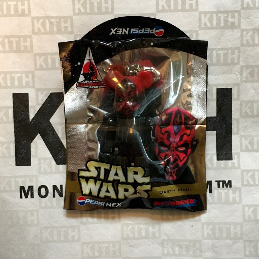 Bearbrick x Pepsi Nex Darth Maul 70% Keychain